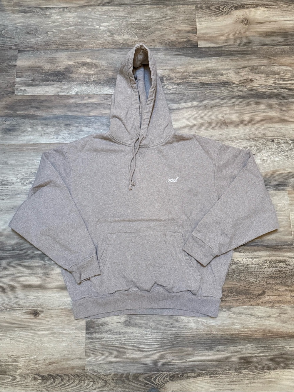 Kith Nelson Hoodie Men's Medium Mantle Heather Heavyweight Pullover